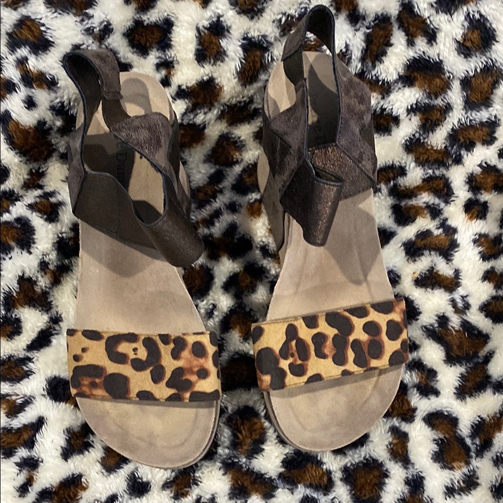 Pierre Dumas Leopard Print Women's Sandals